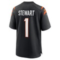 C.Bengals #1 Shemar Stewart Black 2025 Draft First Round Pick Game Stitched American Football Jerseys