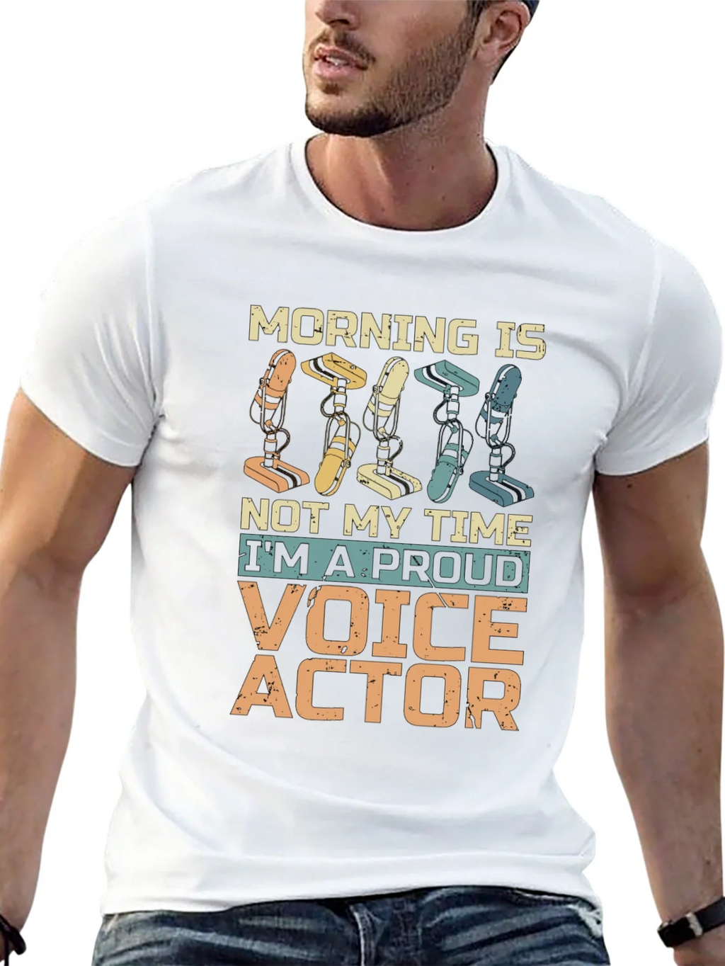 Proud Voice Actor Graphic T-Shirt