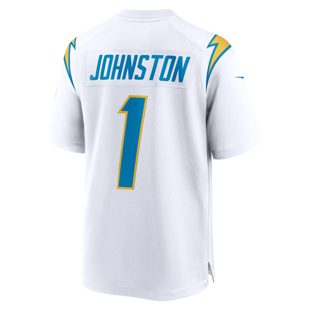 Los Angeles Chargers Quentin Johnston White Away Game Jersey