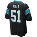 C.Panthers #51 Sam Mills Black Game Retired Player Jersey Stitched American Football Jerseys