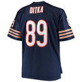 C.Bears #89 Mike Ditka Navy Big & Tall 1966 Retired Player Replica Jersey Stitched American Football Jerseys