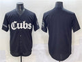 Chicago Cubs Blank Black 'Gothic North Side Edition' Vapor Premier Limited Stitched Baseball Jersey