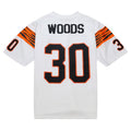 C.Bengals #30 Ickey Woods Legacy Replica Jersey - White American Football Jerseys