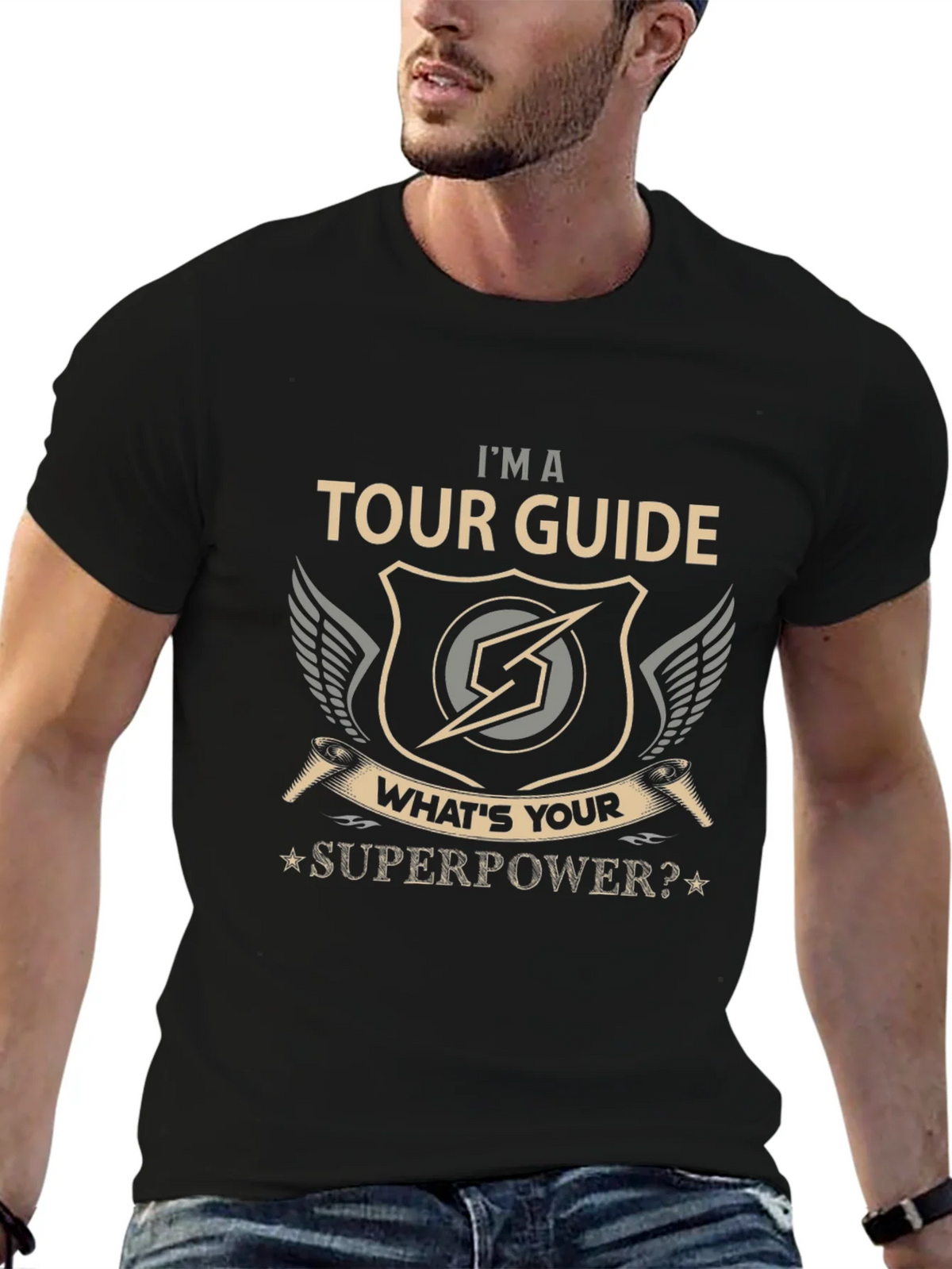 Tour Guide Superpower Graphic T-Shirt
