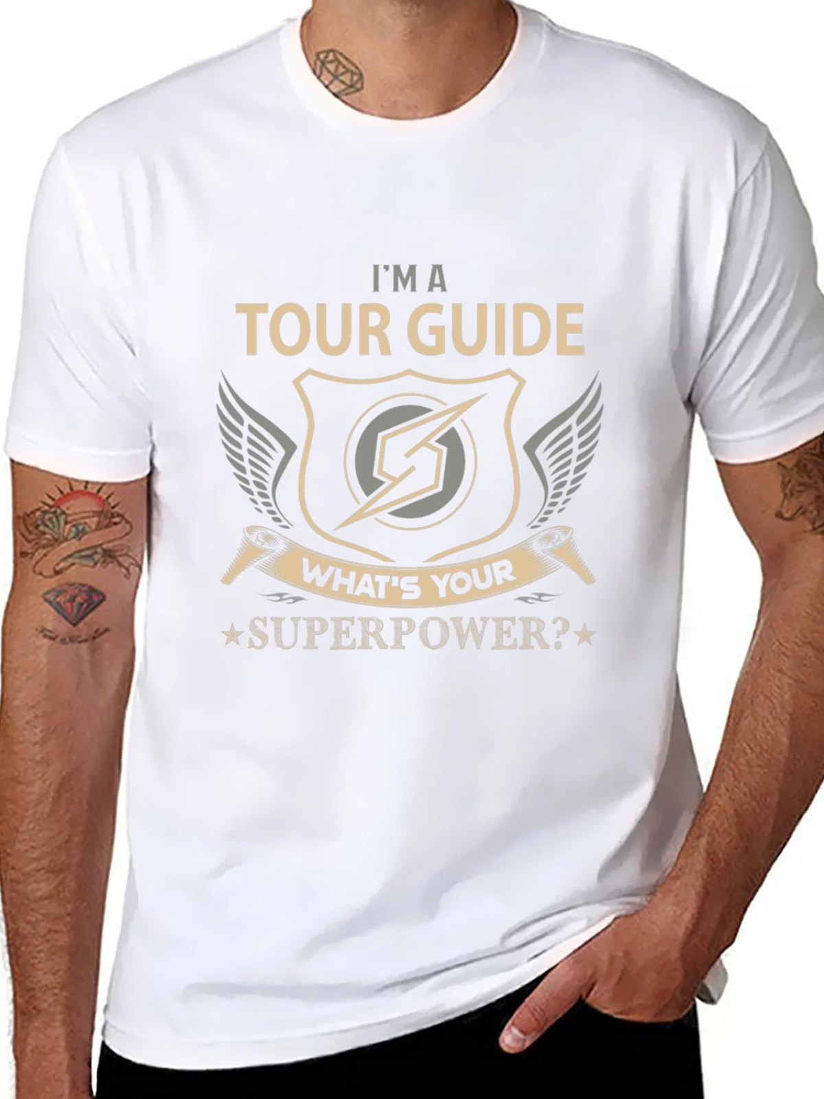 Tour Guide Superpower Graphic T-Shirt