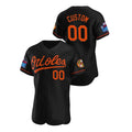 Baseball Jerseys Custom Baltimore Orioles 2022 Little League Classic Black Stitched Jersey