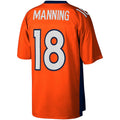 D.Broncos #18 Peyton Manning Orange 2015 Legacy Replica Jersey Stitched American Football Jerseys