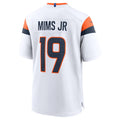 D.Broncos #19 Marvin Mims Jr White Game Stitched American Football Jerseys