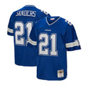 D.Cowboys #21 Deion Sanders Navy Big & Tall 1996 Retired Player Legacy Replica Football Jerseys