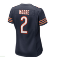 C.Bears #2 D.J. Moore Game Jersey Stitched American Football Jerseys
