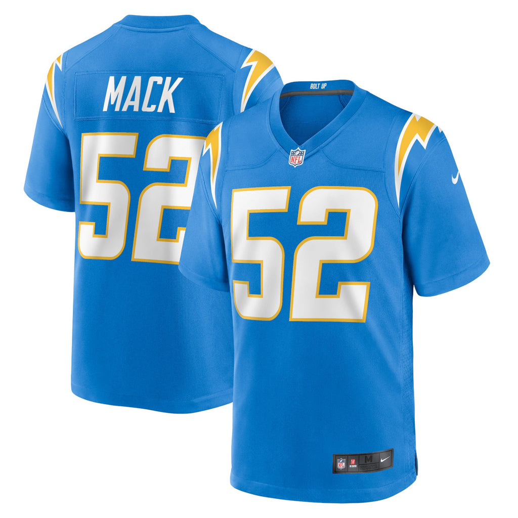 Los Angeles Chargers Khalil Mack Powder Blue Game Jersey