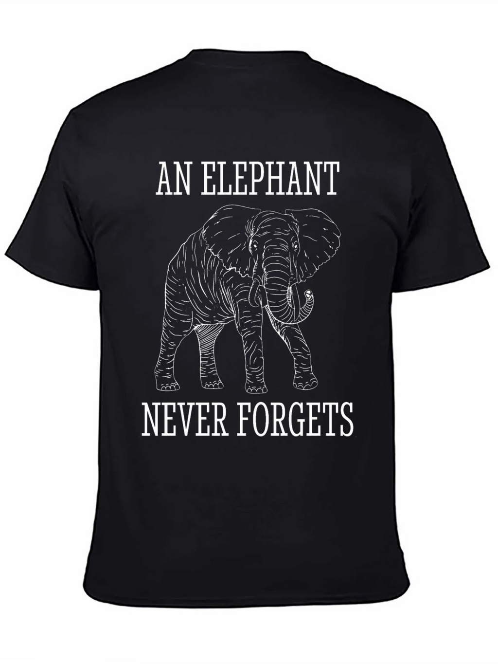 Elephant Never Forgets Graphic Tee