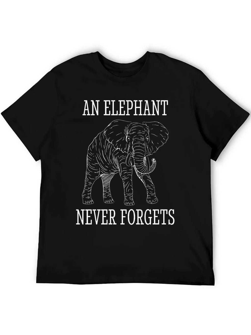 Elephant Never Forgets Graphic Tee