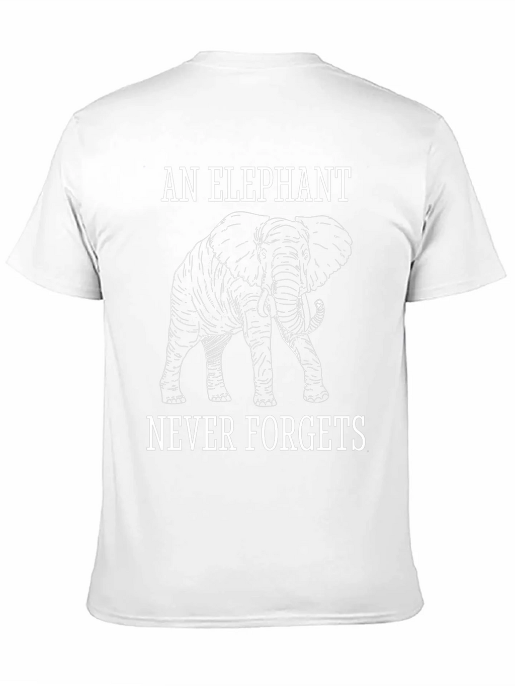 Elephant Never Forgets Graphic Tee