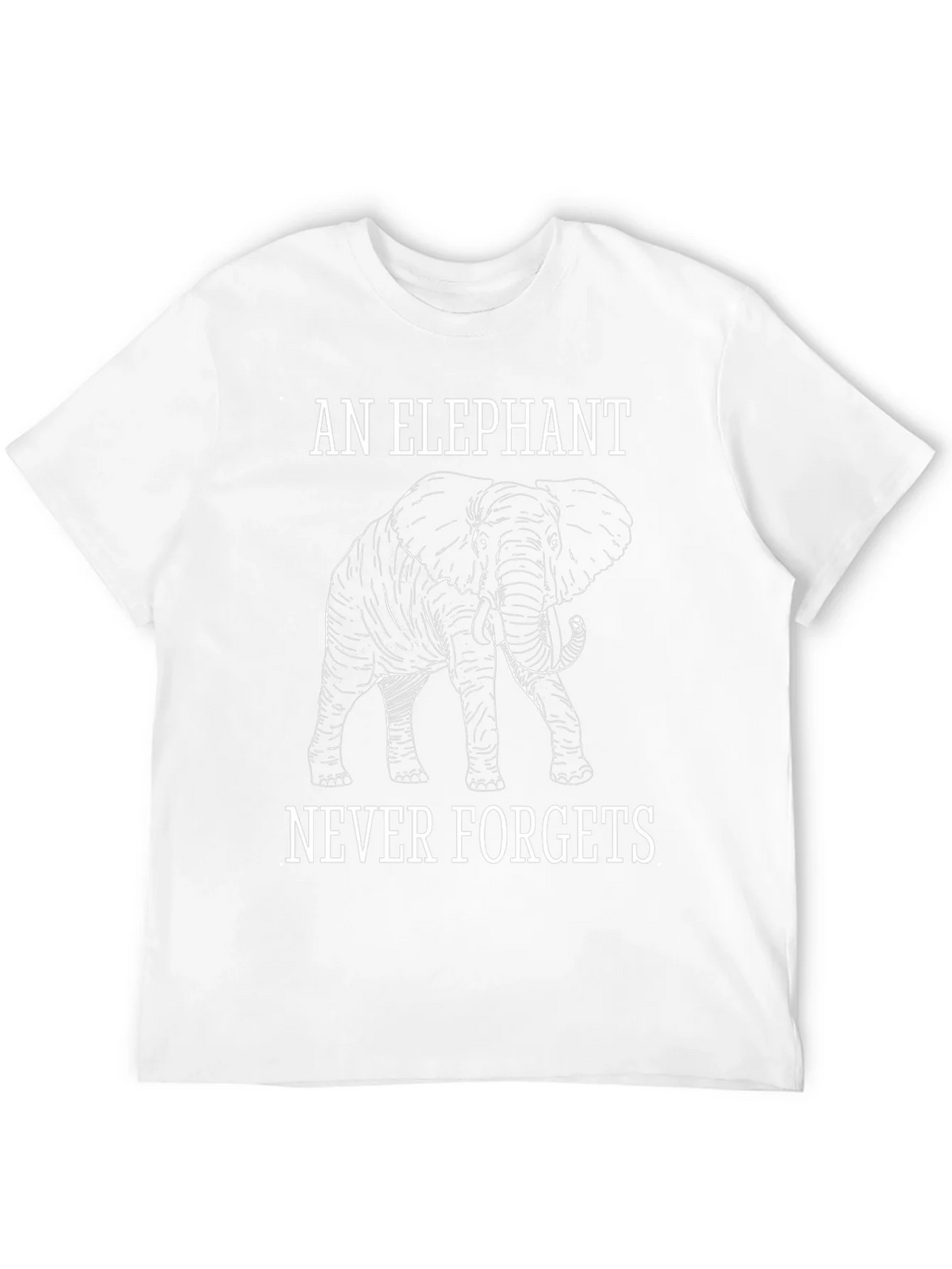 Elephant Never Forgets Graphic Tee
