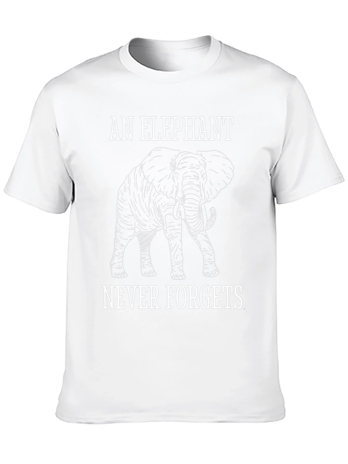 Elephant Never Forgets Graphic Tee