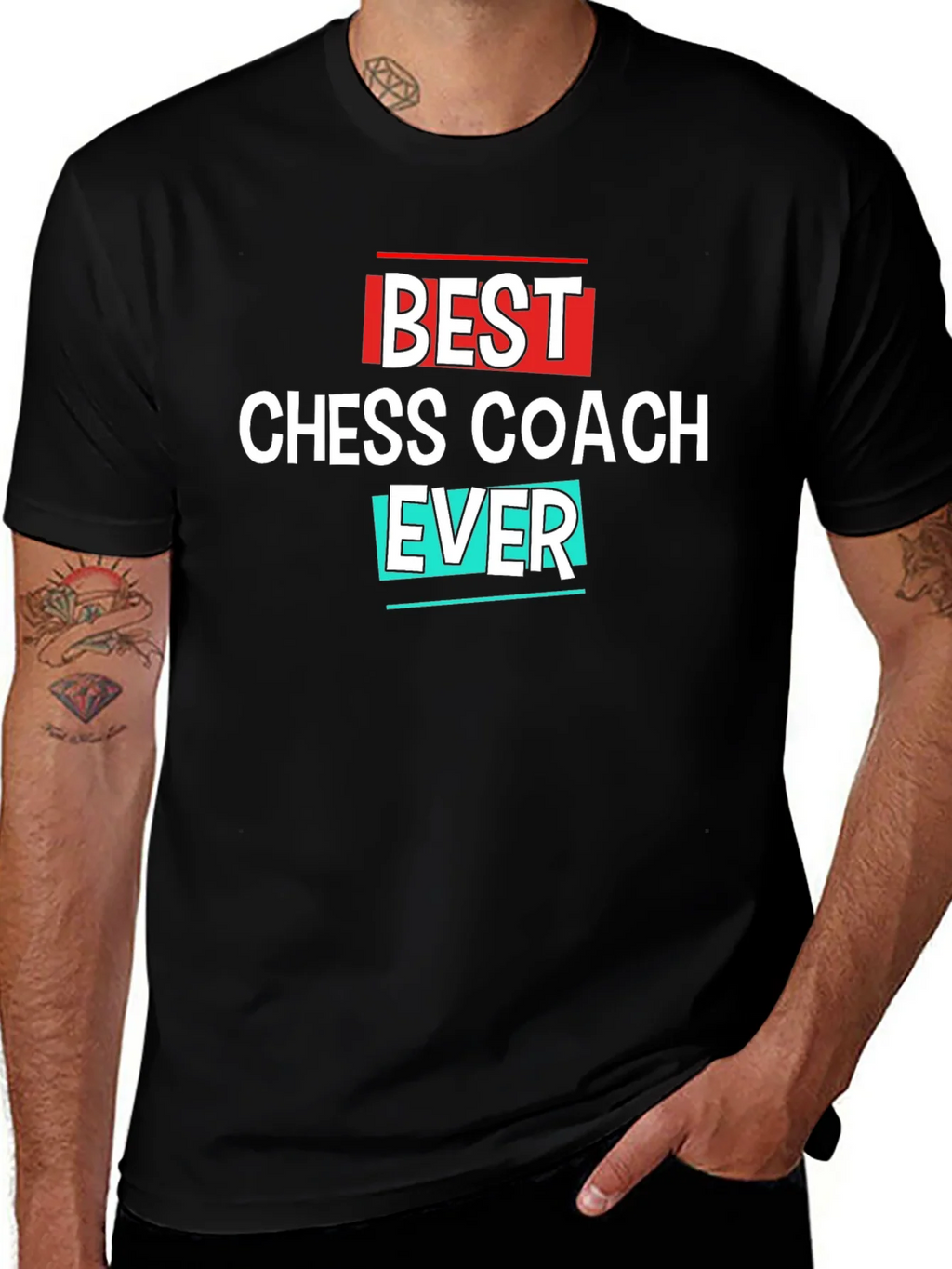 Best Chess Coach Ever Black T-Shirt