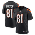 Cincinnati Bengals Jermaine Burton Black Game Jersey