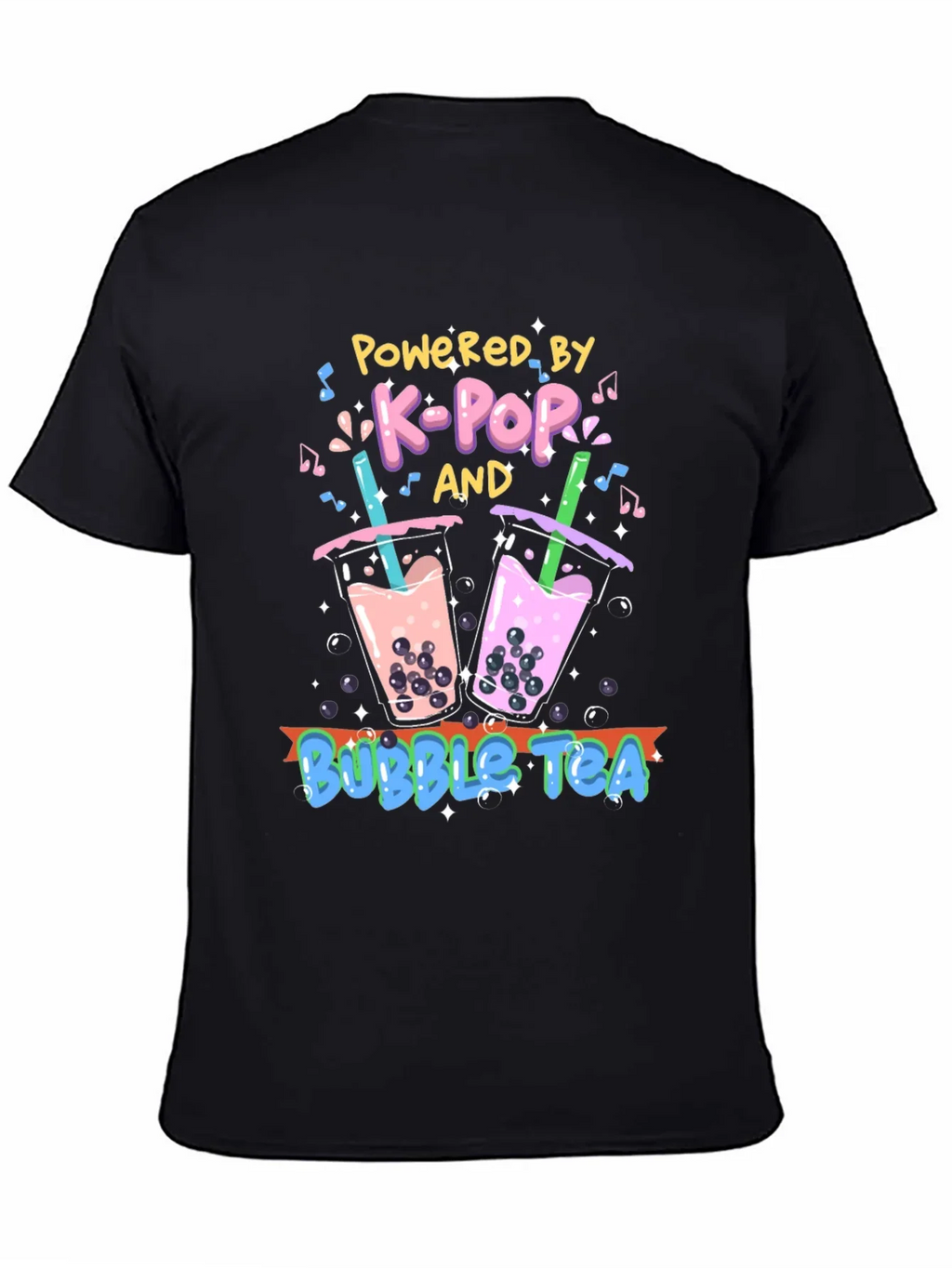 K-Pop and Bubble Tea Graphic T-Shirt