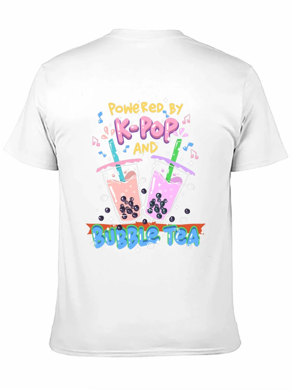 K-Pop and Bubble Tea Graphic T-Shirt