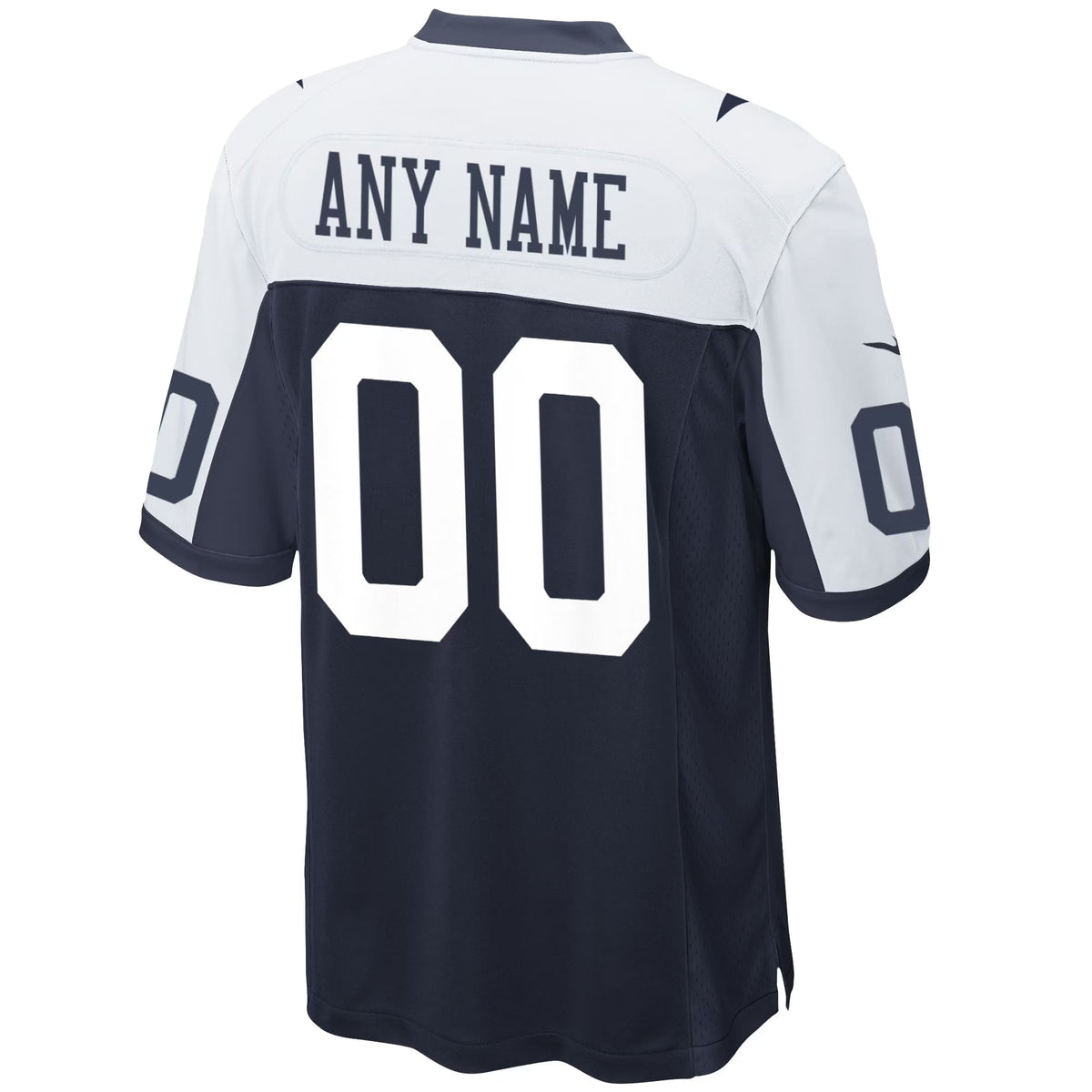 Dallas Cowboys Navy Alternate Custom Game Jersey