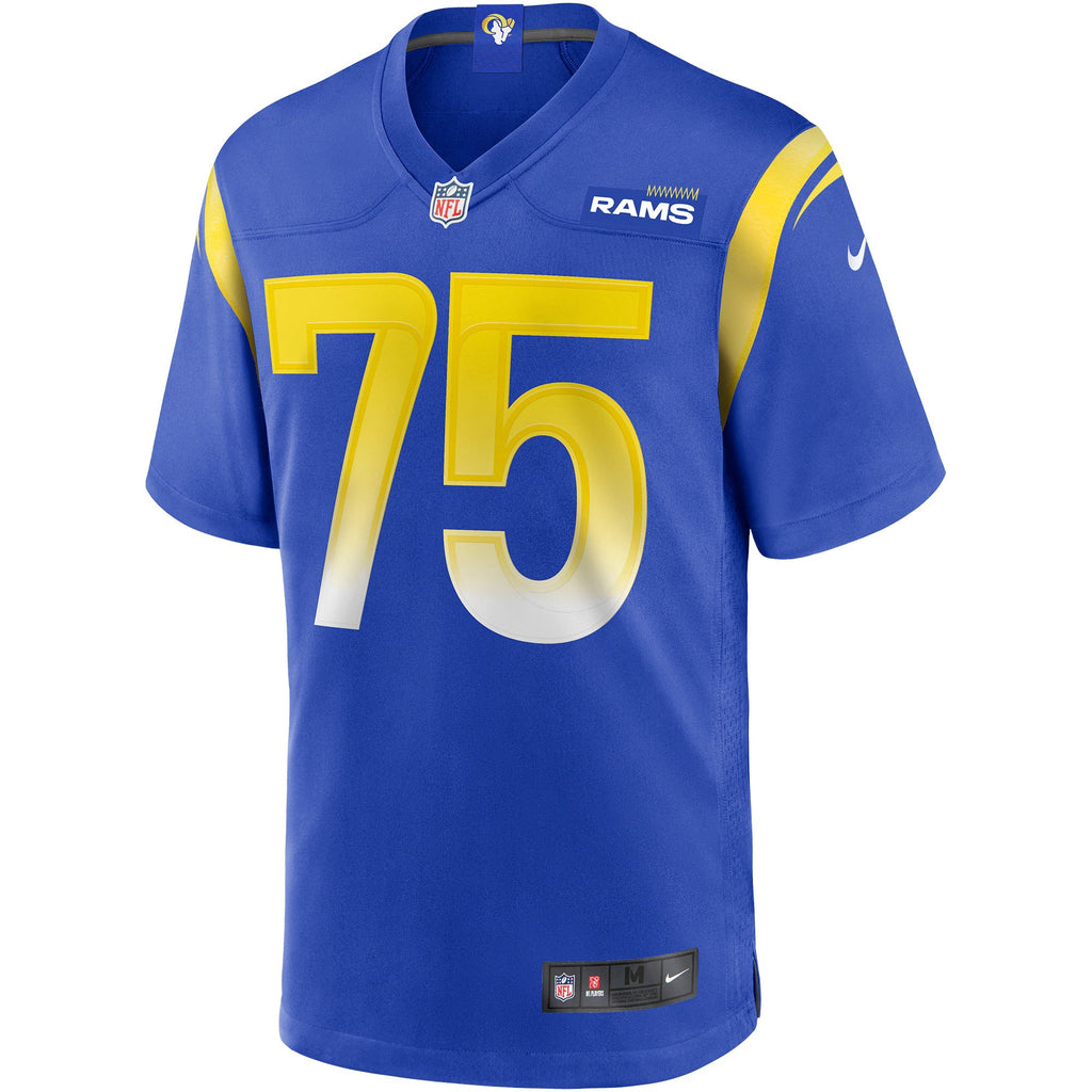 Los Angeles Rams Deacon Jones Royal Game Retired Player Jersey