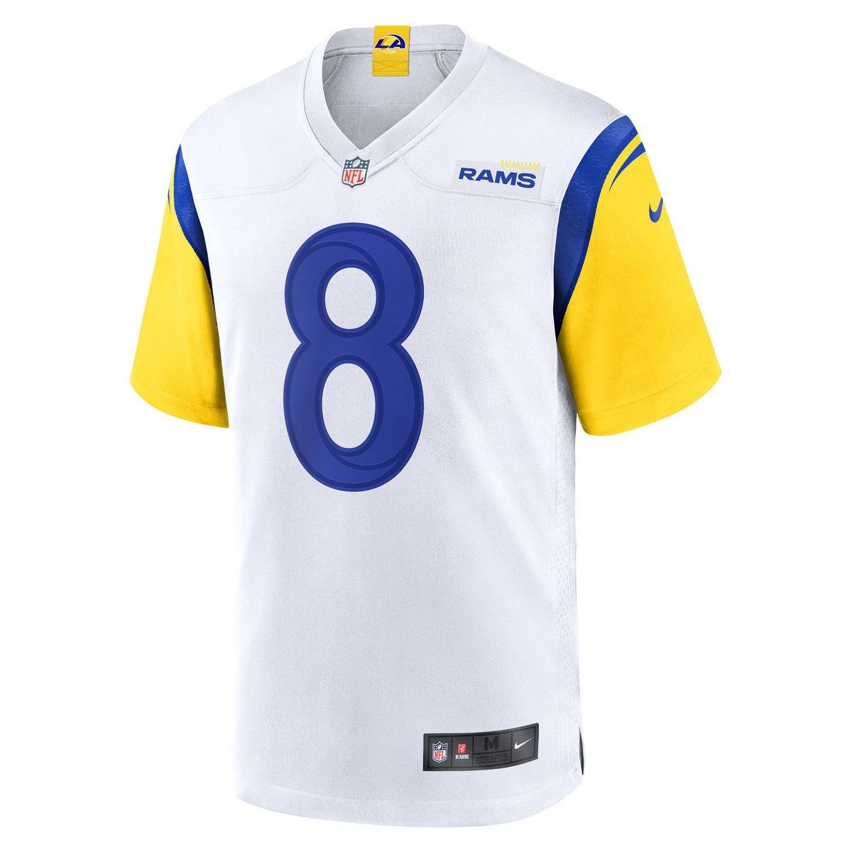 Los Angeles Rams Jared Verse White Game Jersey