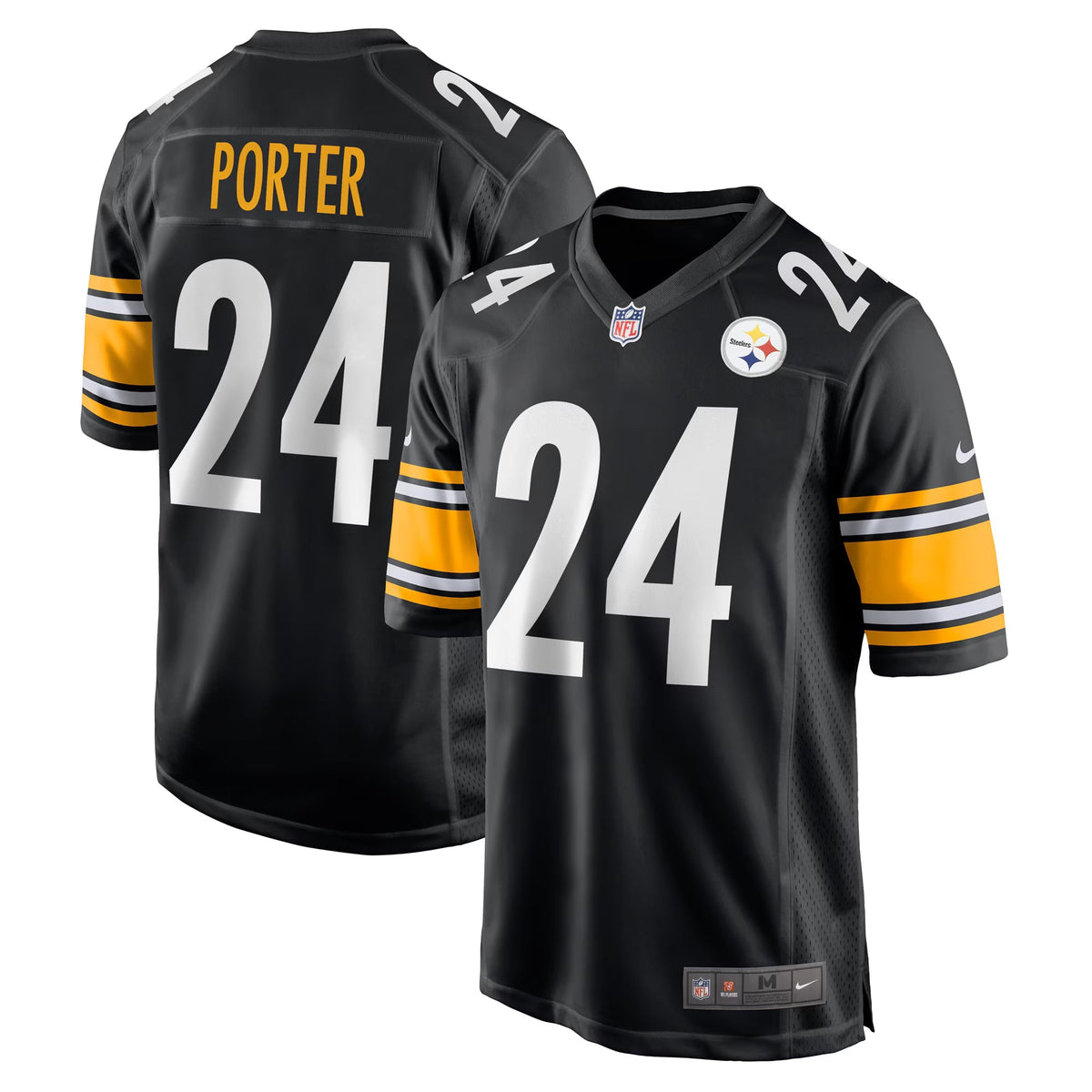 Pittsburgh Steelers Joey Porter Jr. Black Game Jersey