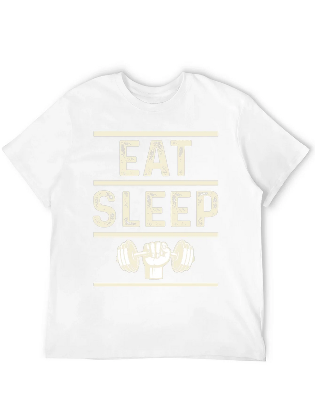 Eat Sleep Lift Black Graphic T-Shirt