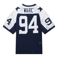 D.Cowboys #94 DeMarcus Ware Navy 2011 Authentic Throwback Retired Player American Football Jerseys