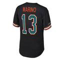 M.Dolphins #13 Dan Marino Retired Player Name & Number Mesh Top - Black Stitched American Jerseys