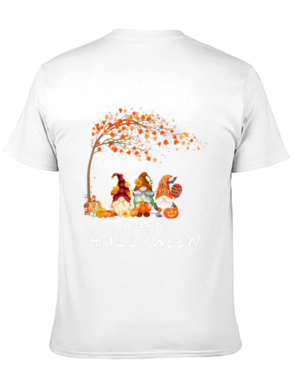 Halloween Gnomes Graphic Tee - Spooky Season Shirt