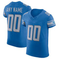 Custom D.Lions Blue Scarlet Vapor F.U.S.E. Elite Jersey Stitched American Football Jerseys