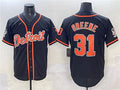 Detroit Tigers #31 Riley Greene Black With Patch Cool Base Stitched Baseball Jersey