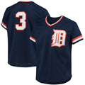 Detroit Tigers #3 Alan Trammell Navy 1984 Authentic Cooperstown Collection Mesh Batting Practice Jersey Baseball Jerseys