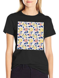 Floral Pattern Tee - Stylish Comfort