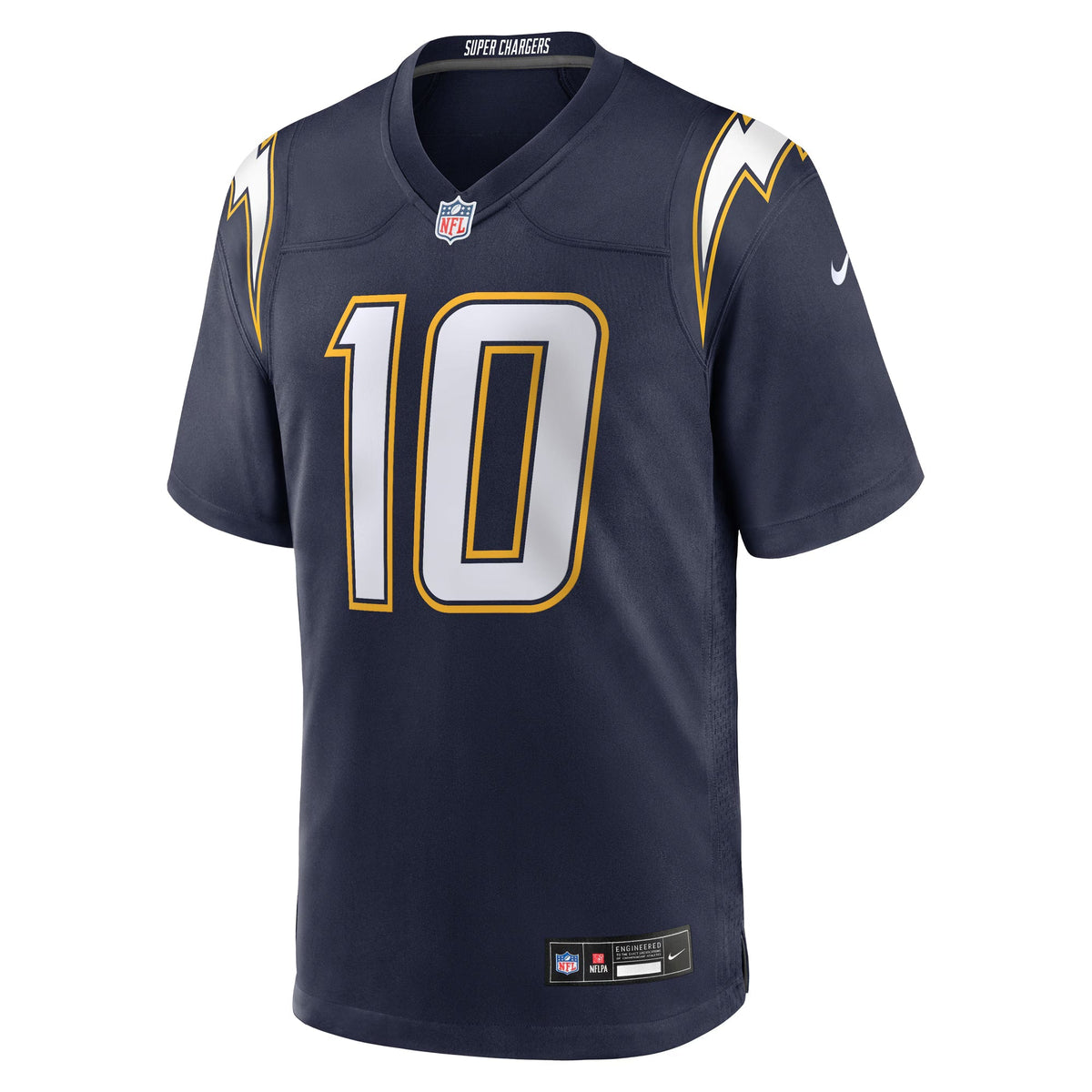 Los Angeles Chargers Justin Herbert Navy Alternate Super Chargers Game Player Jersey