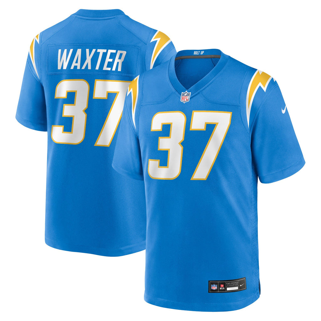 Los Angeles Chargers Isas Waxter Powder Blue Team Game Jersey