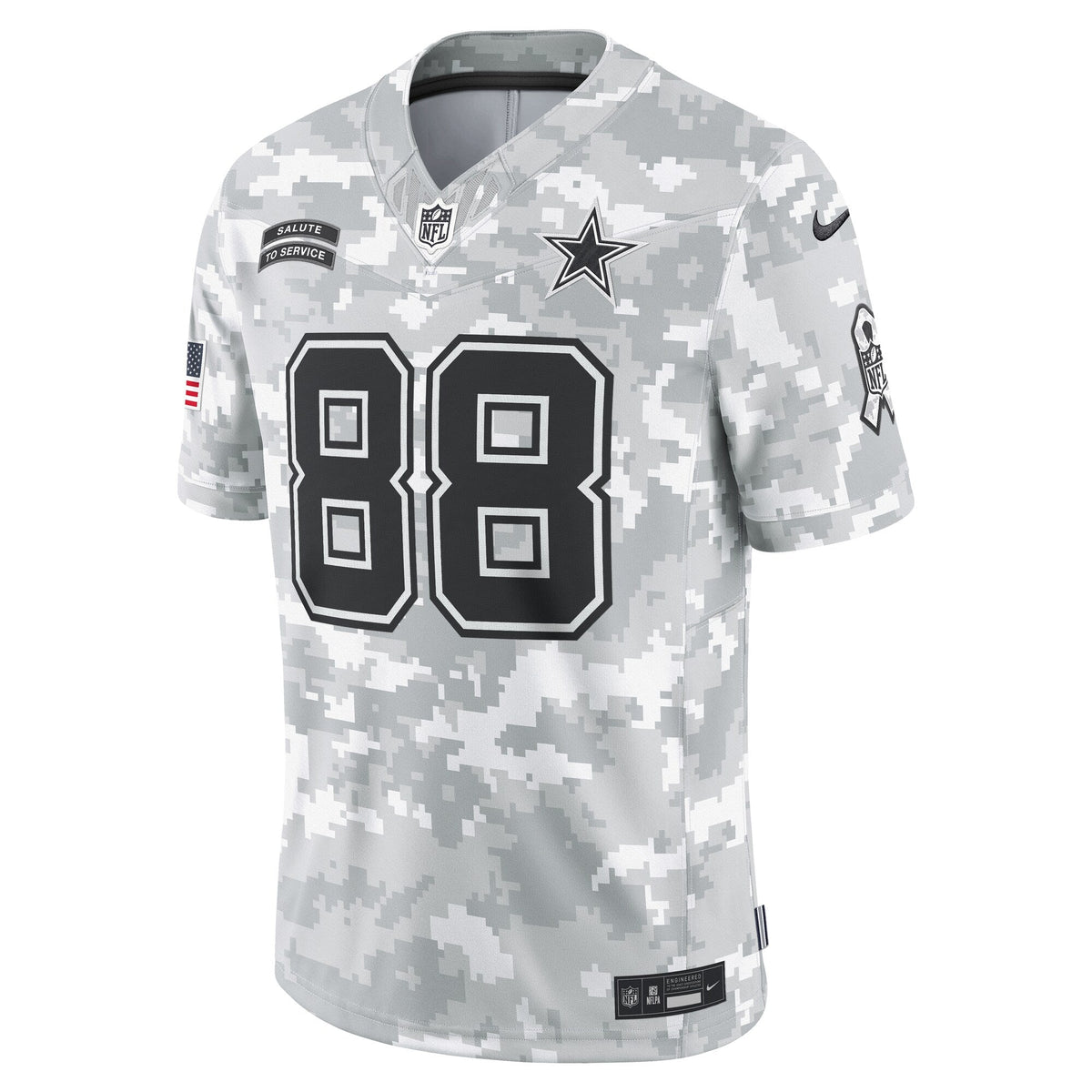 Dallas Cowboys CeeDee Lamb Arctic Camo 2024 Salute to Service Limited Jersey