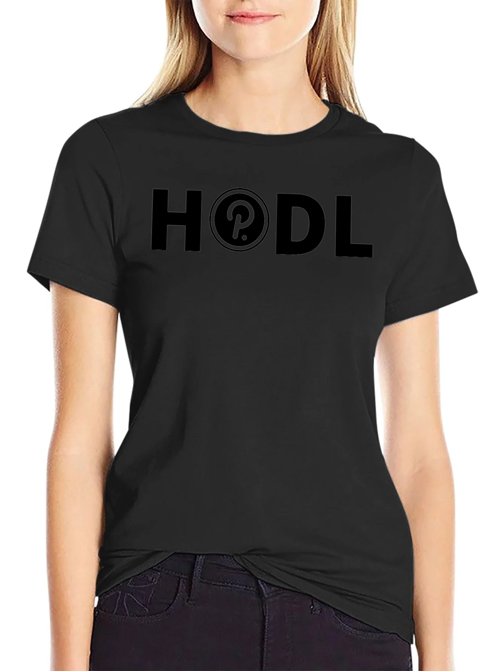 HODL Polkadot Crypto T-Shirt - Black
