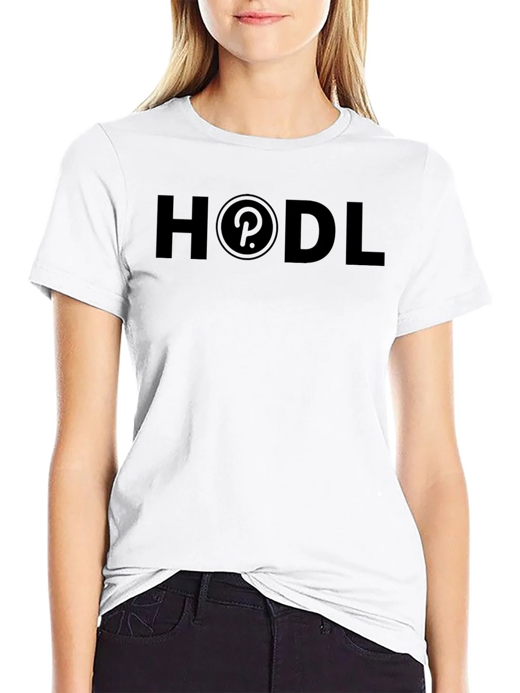 HODL Polkadot Crypto T-Shirt - Black