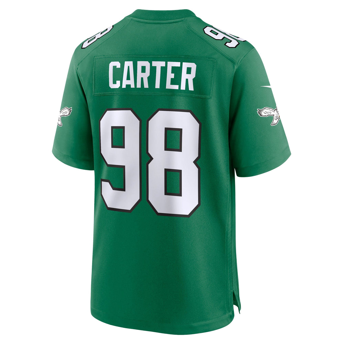 Philadelphia Eagles Jalen Carter Kelly Green Alternate Game Jersey