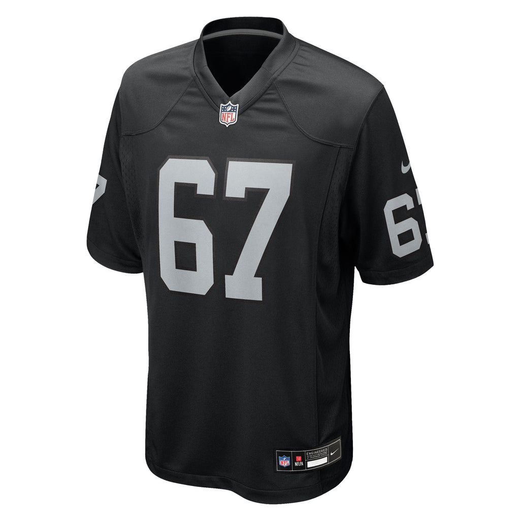 Las Vegas Raiders Will Putnam Black Team Game Jersey