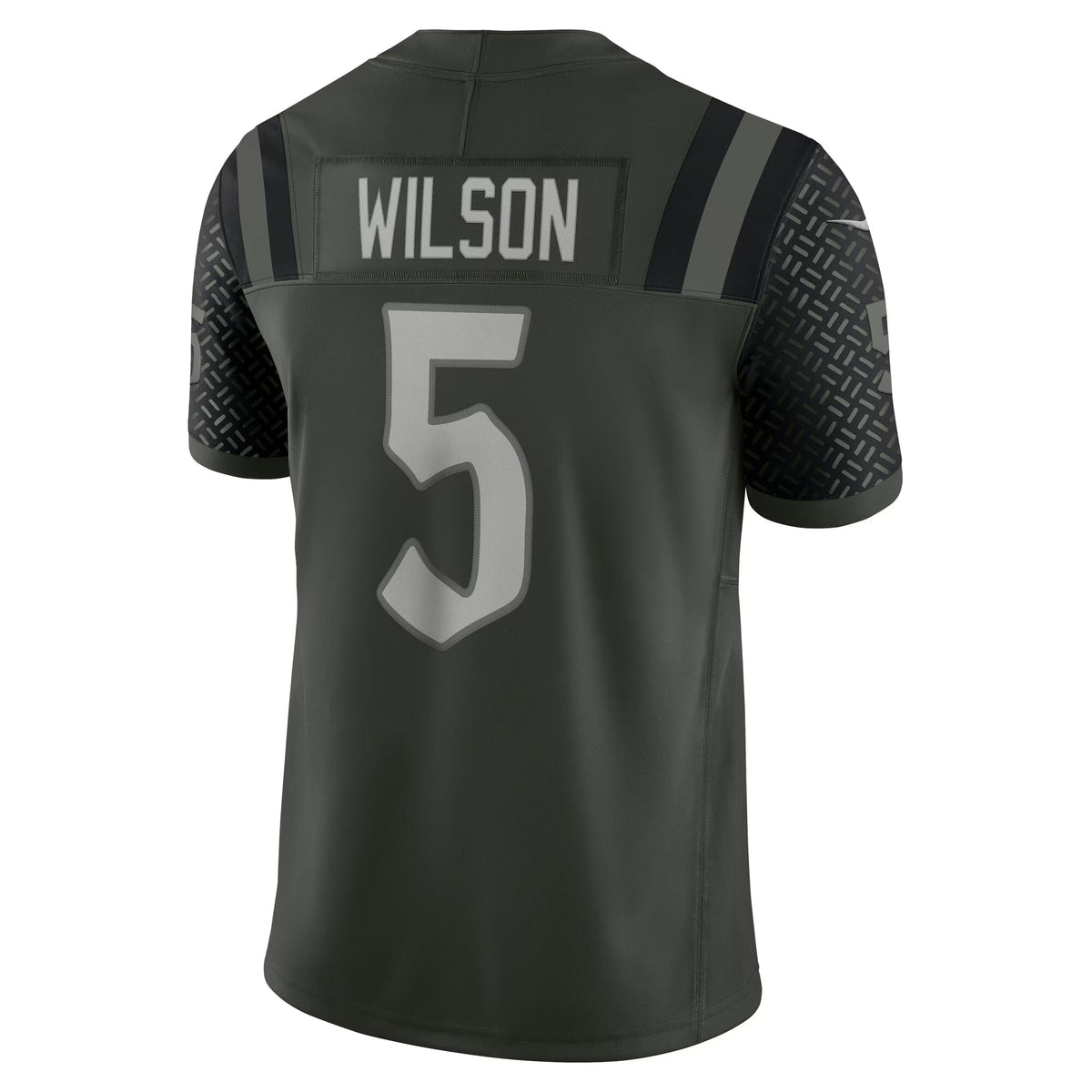 New York Jets Garrett Wilson Gotham Green 2025 Rivalries Collection Limited Jersey