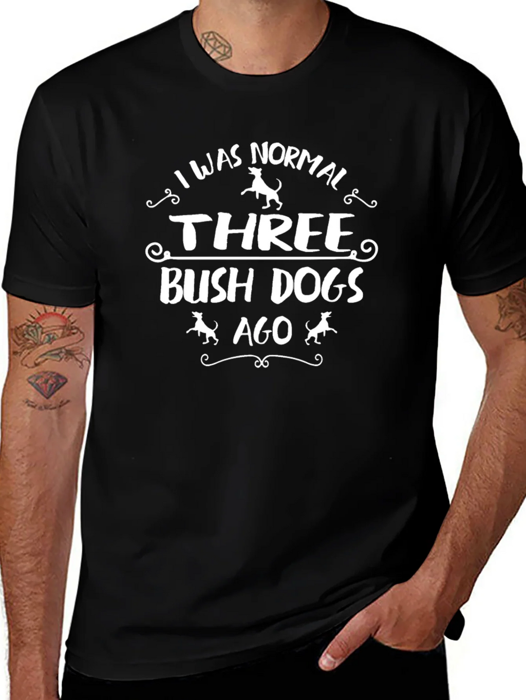 Funny Bush Dogs T-Shirt - Dog Lover Tee
