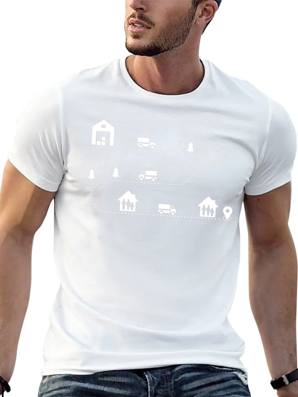Moving Route Graphic Tee