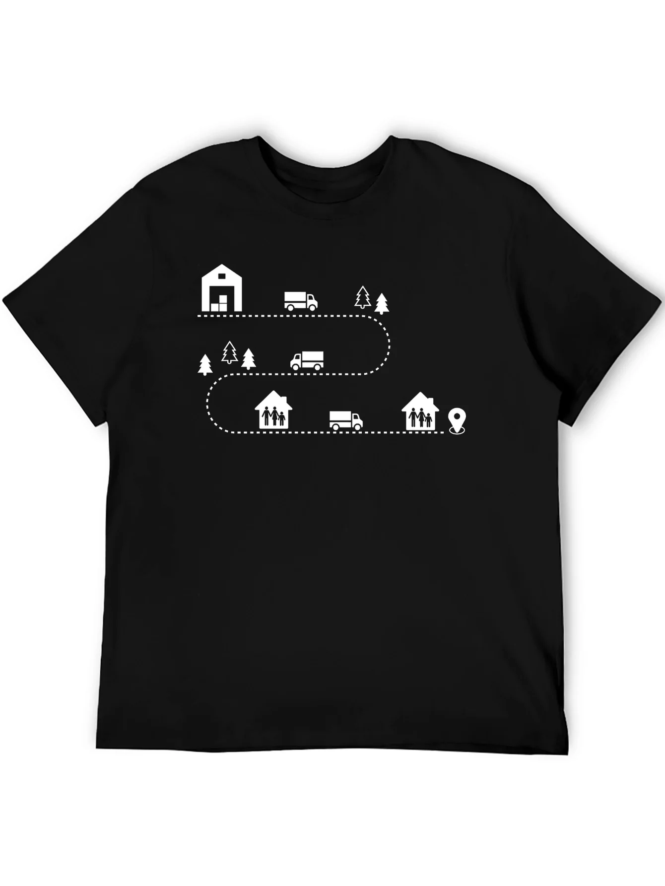 Moving Route Graphic Tee