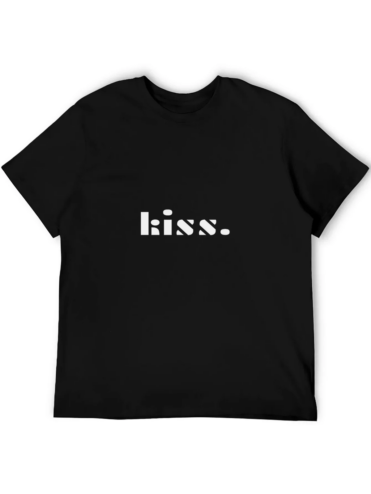 Kiss Graphic Black T-Shirt - Soft Cotton Blend