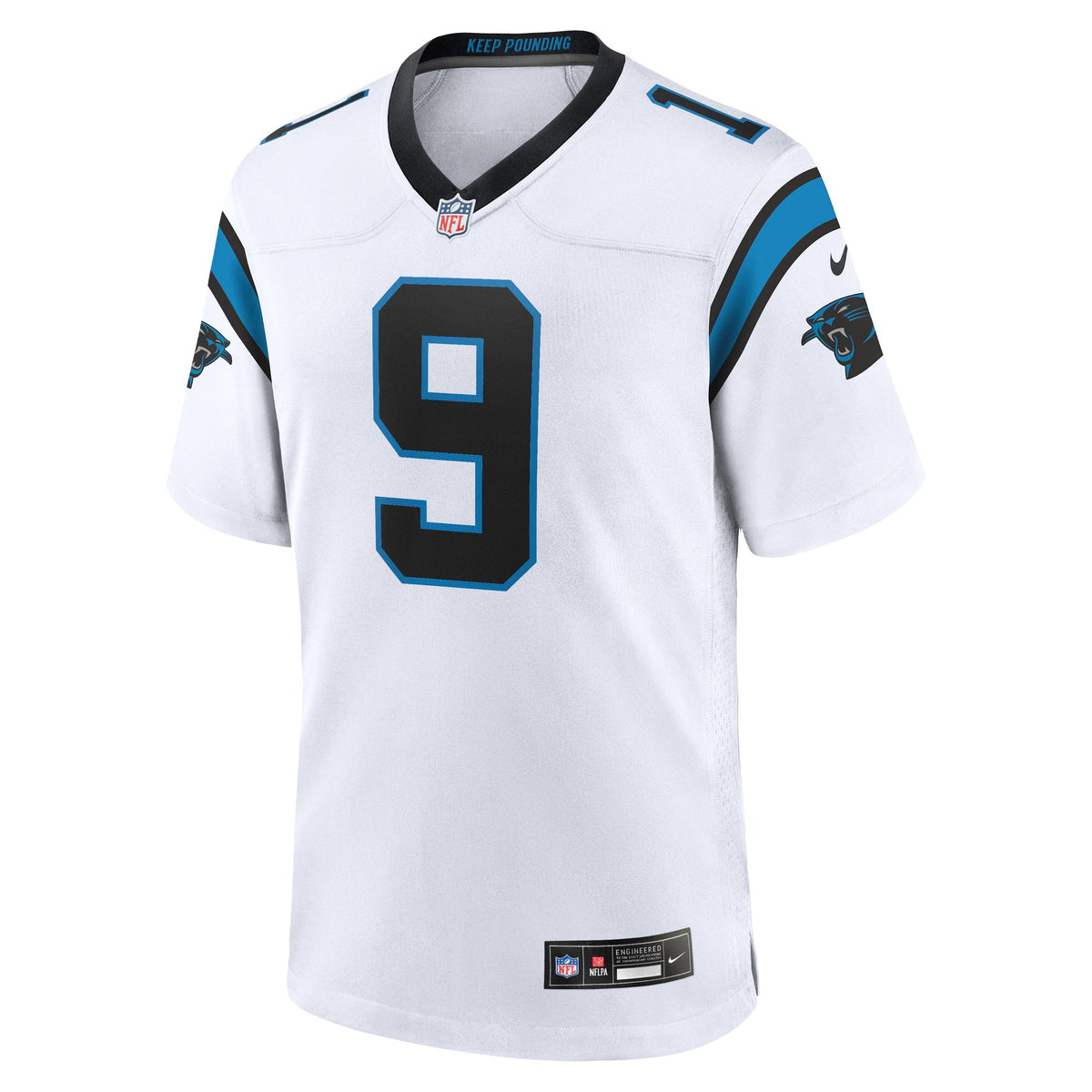 Carolina Panthers Bryce Young White Game Jersey