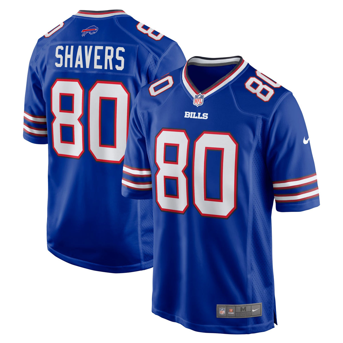 Buffalo Bills Tyrell Shavers Royal Team Game Jersey